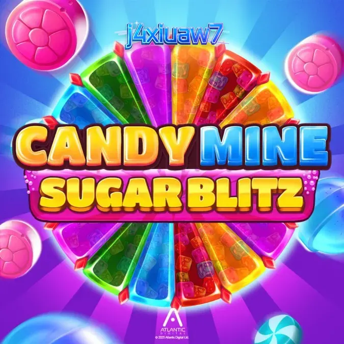 Tampilan visual slot Candy Mine Sugar Blitz dengan tema permen yang ceria